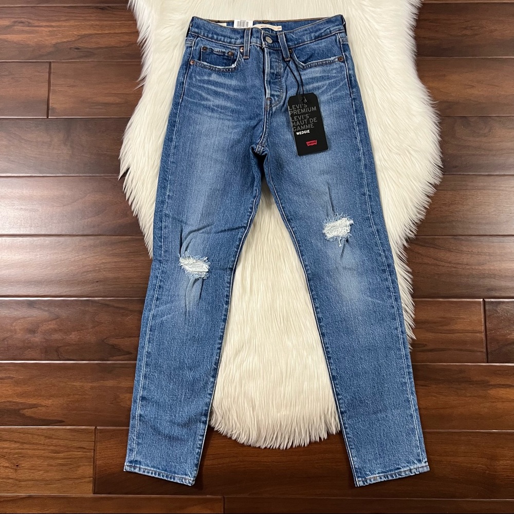 Levi's Women’s Size 24 Charleston Breeze Wedgie Fit Ankle Denim‎ Jeans